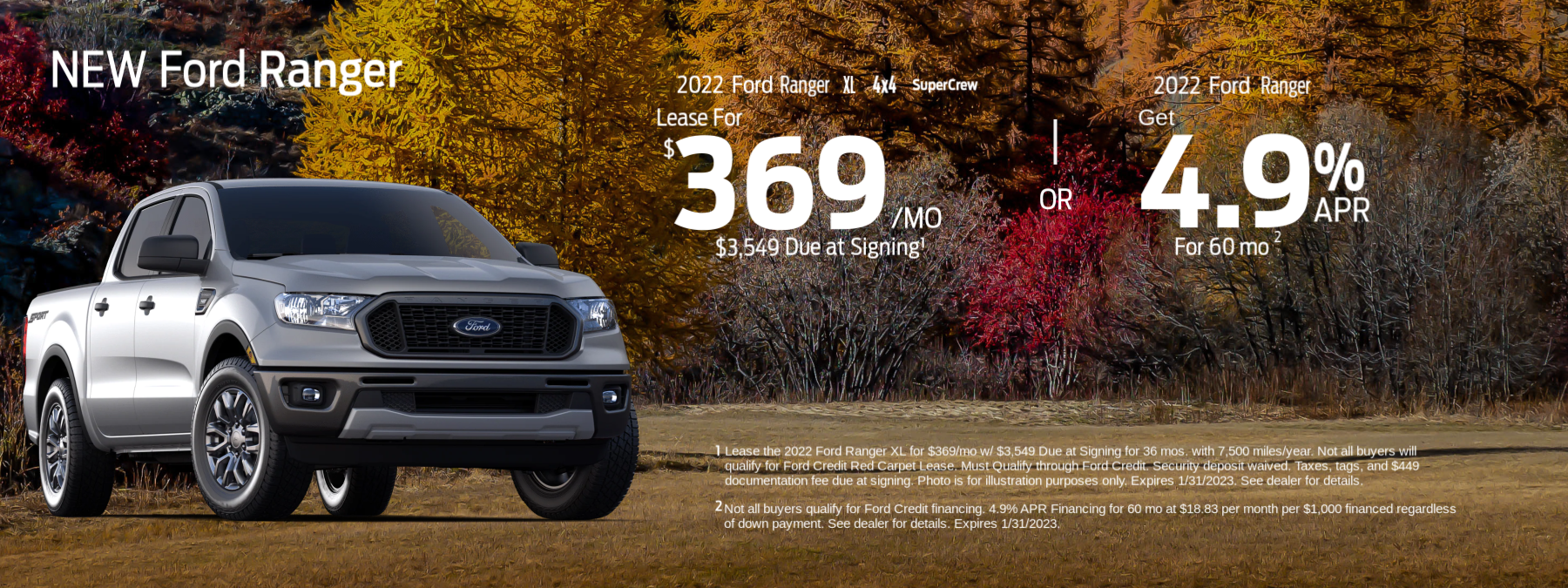Check out new Ford Ranger offers!