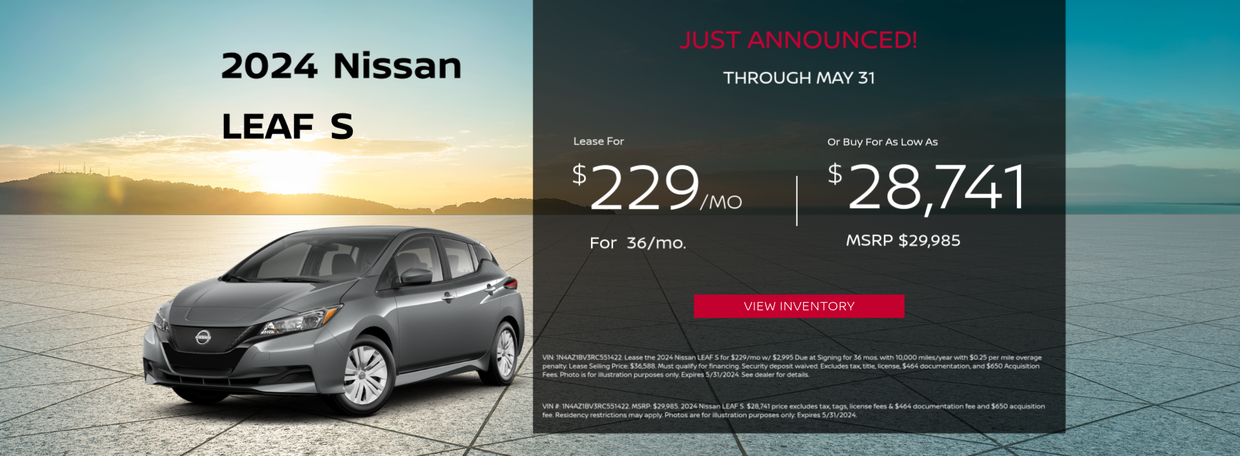 2024 Nissan Leaf Offer