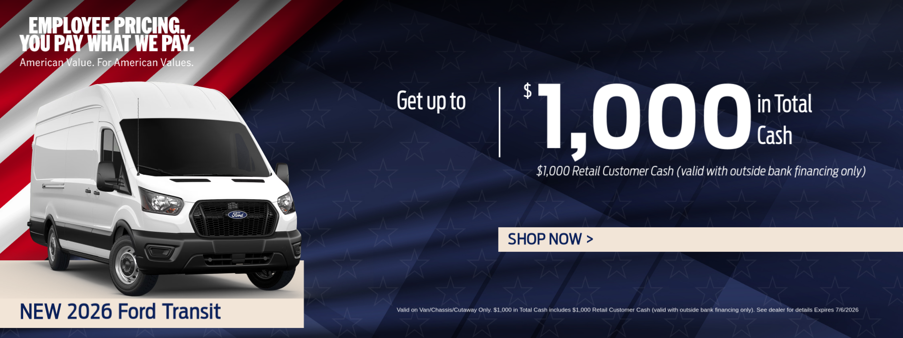 Ford Transit Offer