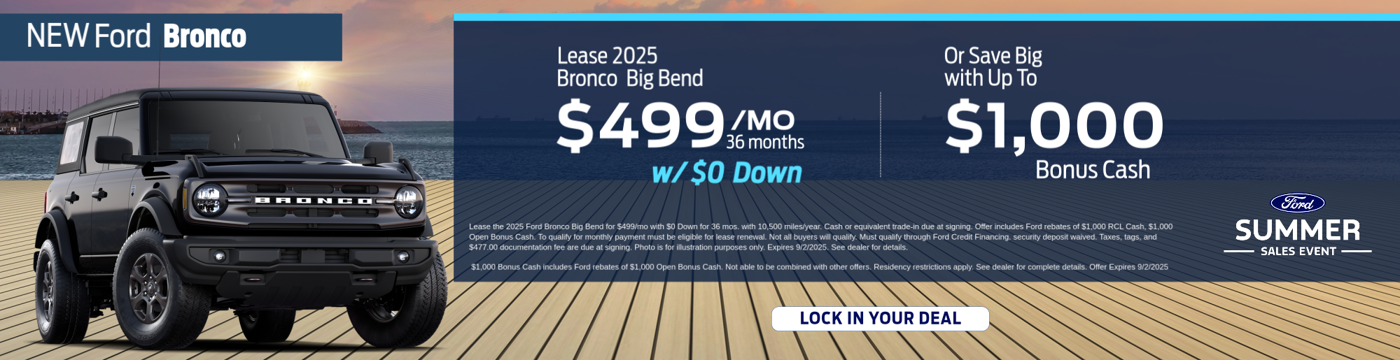 Ford Bronco Offer