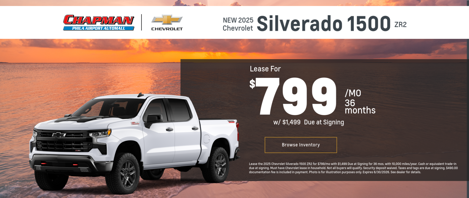 New Chevrolet Silverado 1500 Offer