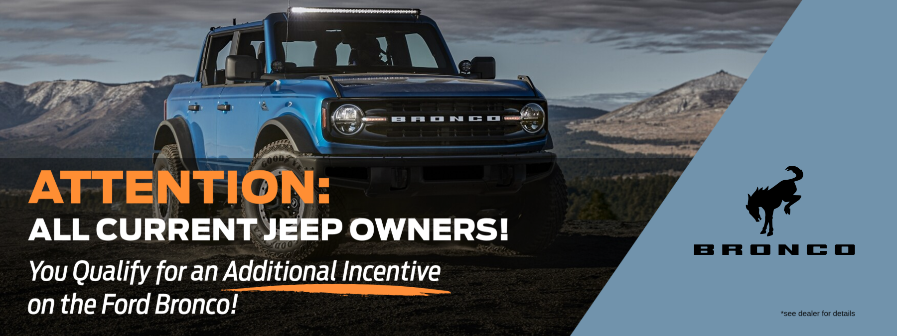 Jeep Owners Bronco Offer