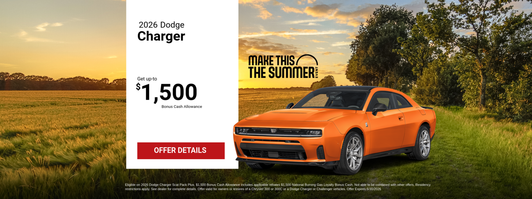 Charger Offer