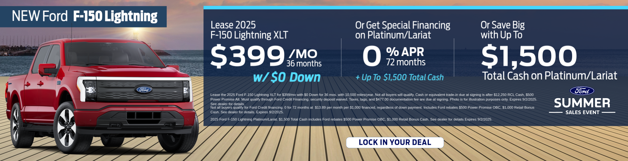 Ford F-150 Lightning Offer
