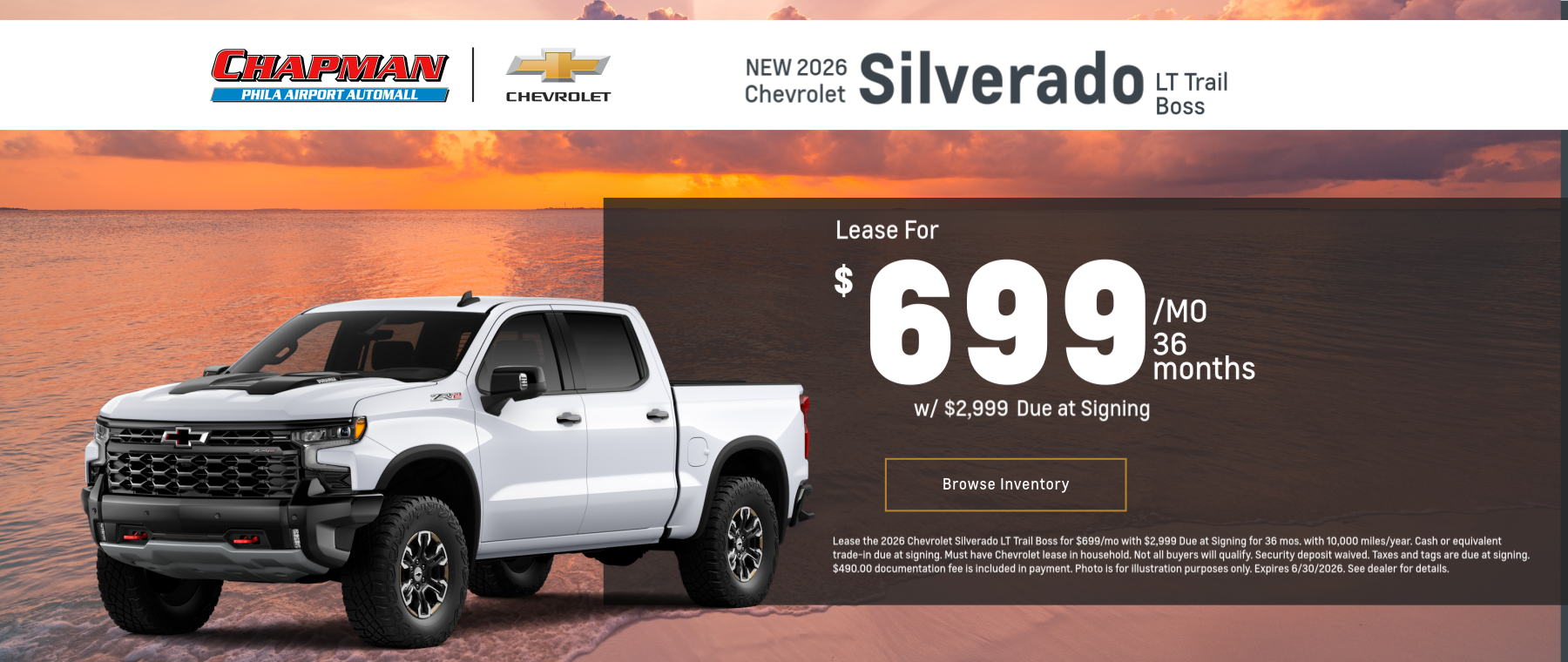 New Chevrolet Silverado 1500 Offer