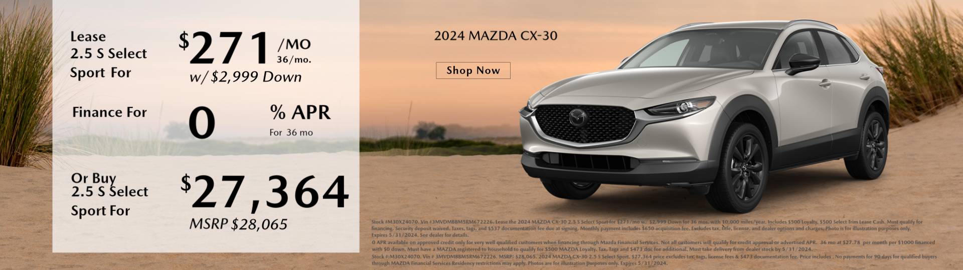 Don't miss our New MAZDA CX-30 Offers at Chapman Mazda New Jersey!