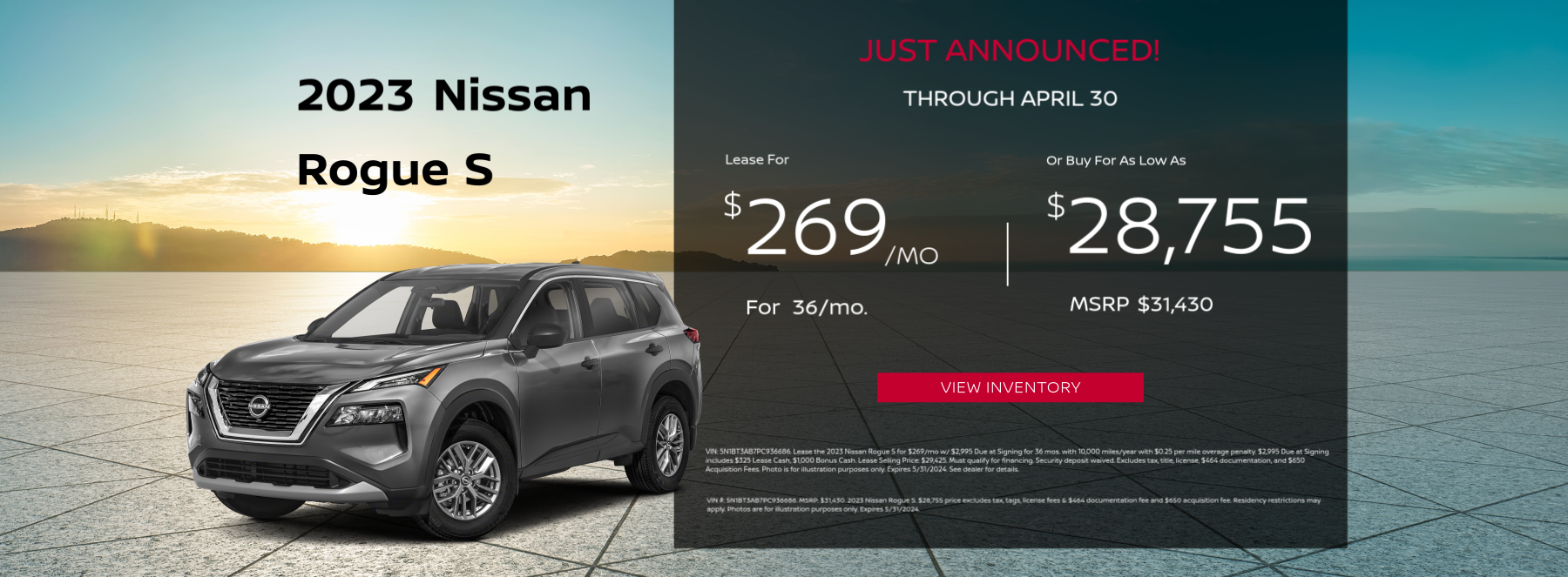 2024 Nissan Rogue Offer