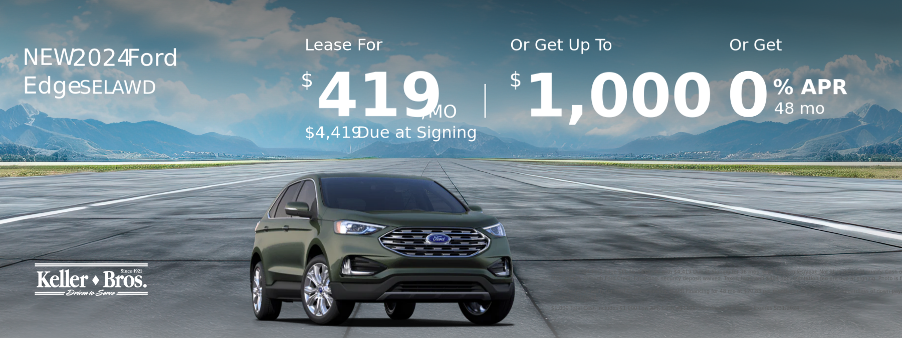 Check out these new offers of the Ford Edge!