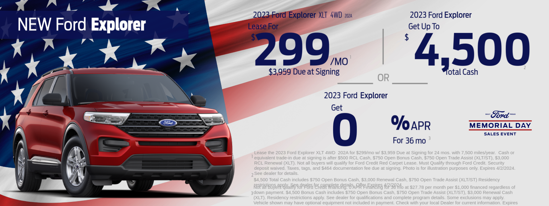 New Ford Explorer Offers At Haldeman Ford Kutztown!