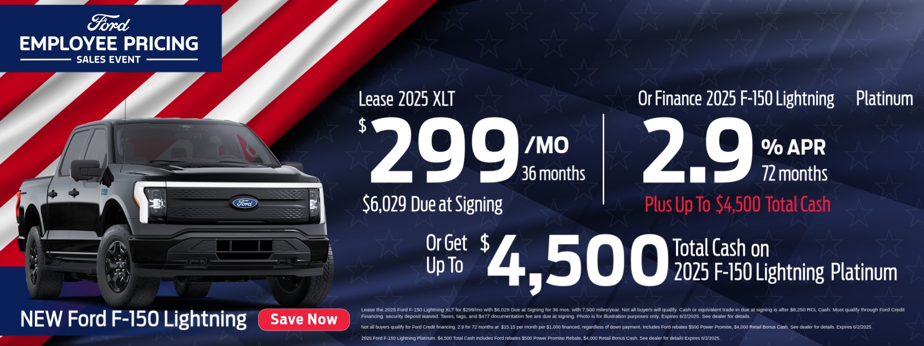 Ford Lightning Offer