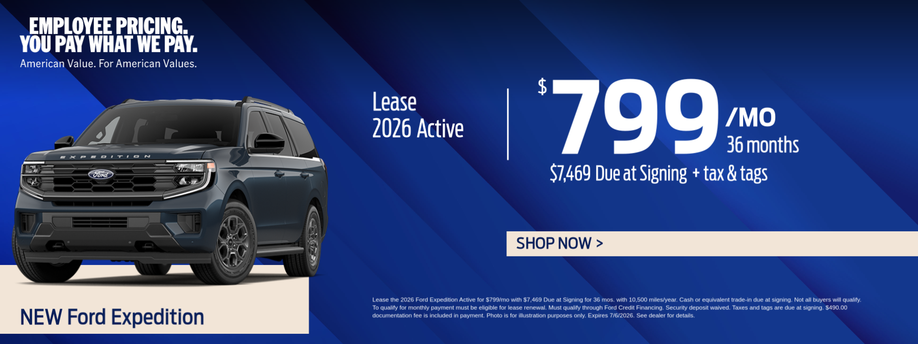 Expedition Offer