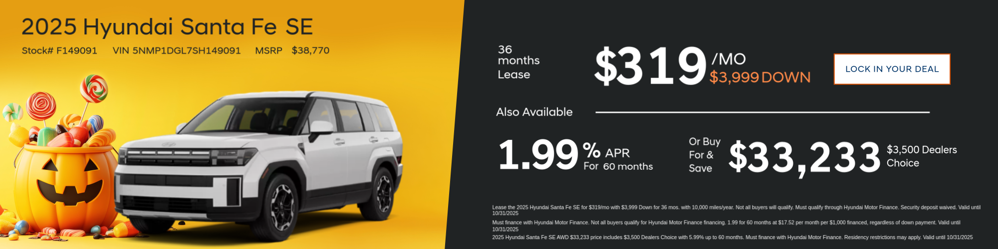 Hyundai Santa Fe Special Offer