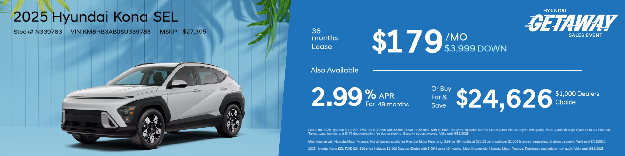 Hyundai Kona Special Offer