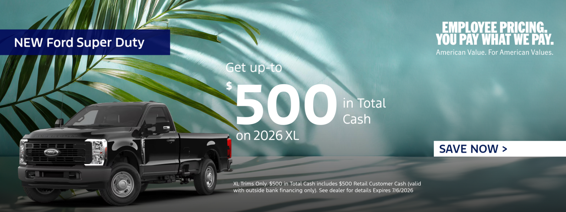 New Super Duty Offer