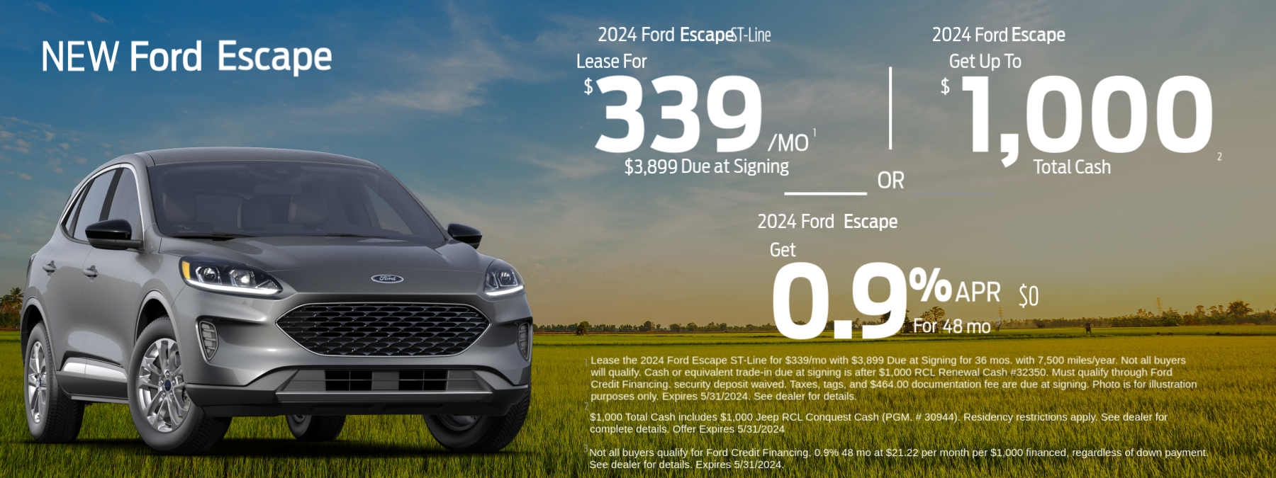 New Ford Escape Offers At Haldeman Ford Kutztown!