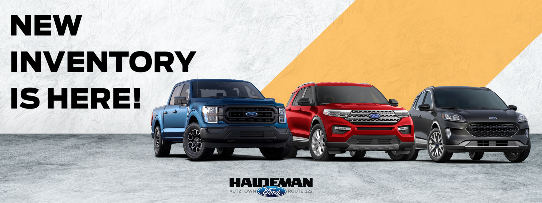 New Inventory Is Here At Haldeman Ford Kutztown!