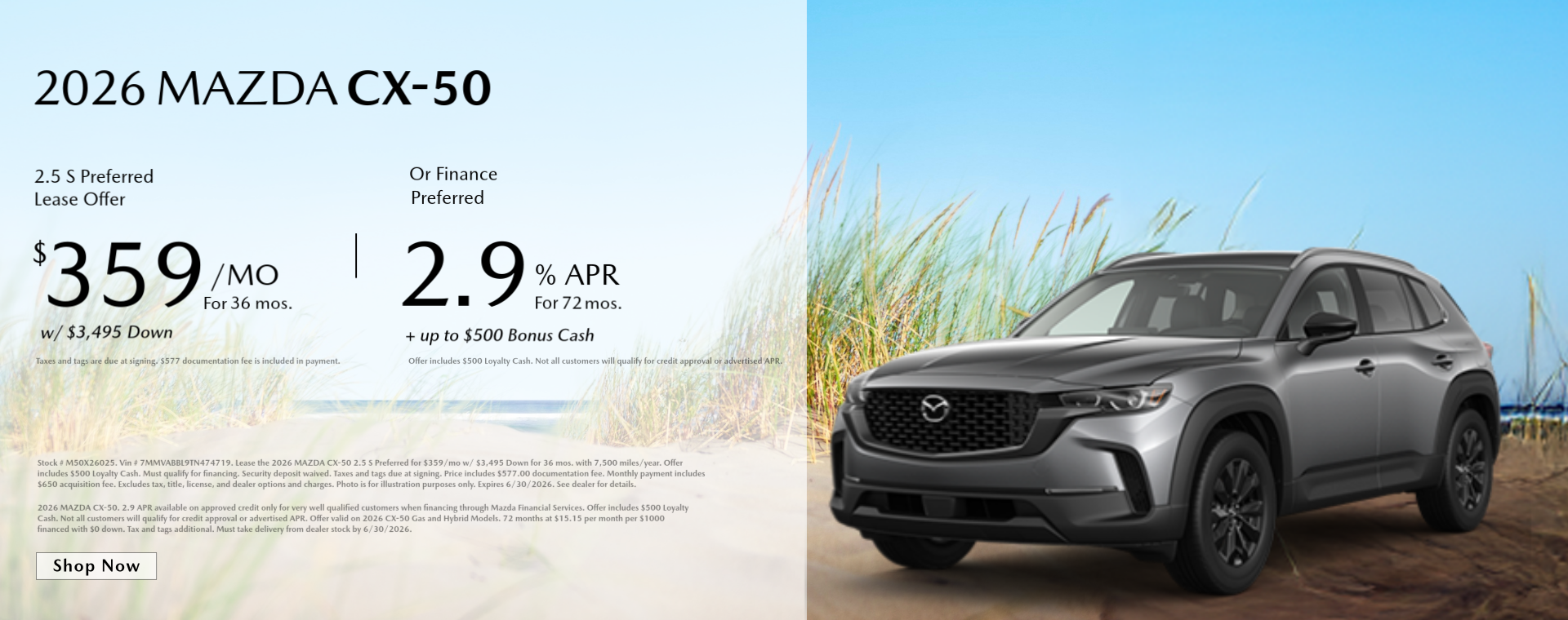 CX-50 Offers