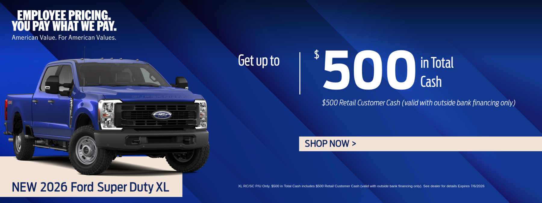Ford SuperDuty Offer