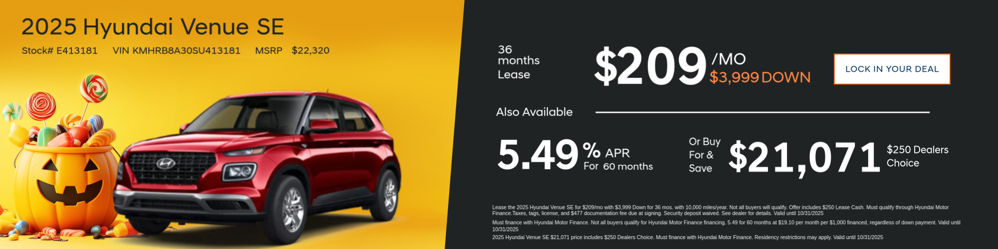 Hyundai Venue Special Offer