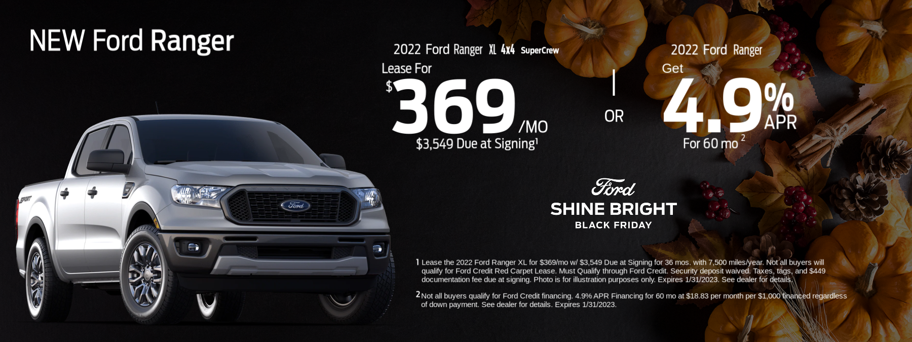 Check out new Ford Ranger offers!