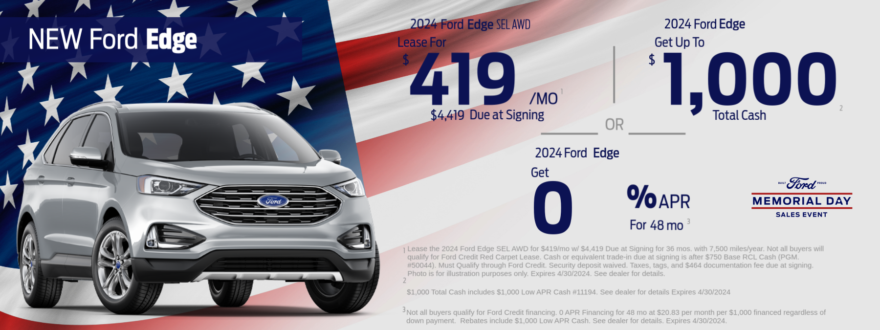 New Ford Edge Offers At Haldeman Ford Kutztown!